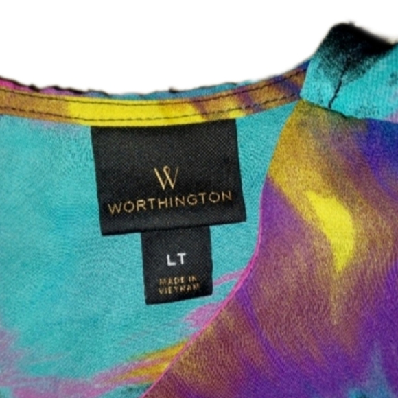 Worthington Colorful Blouse - Picture 4 of 4